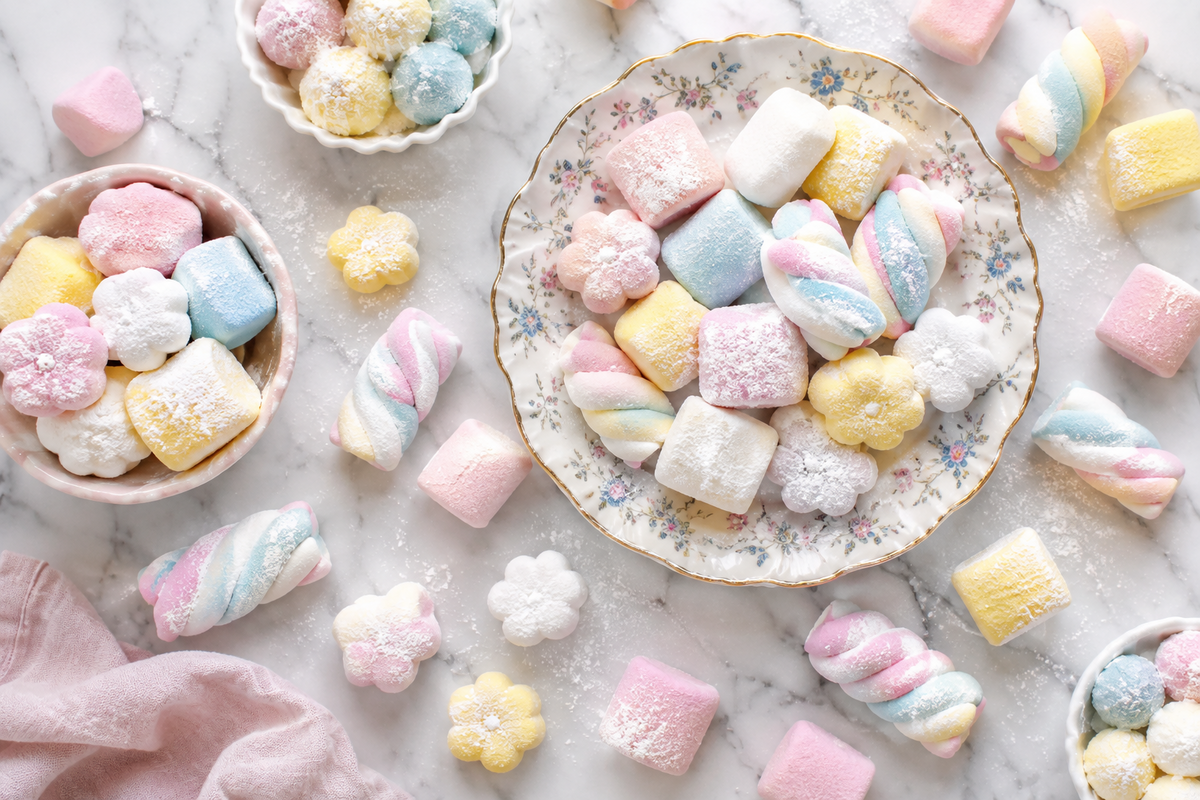 Guimauves et bonbons mousseux : comment les choisir et les servir ?