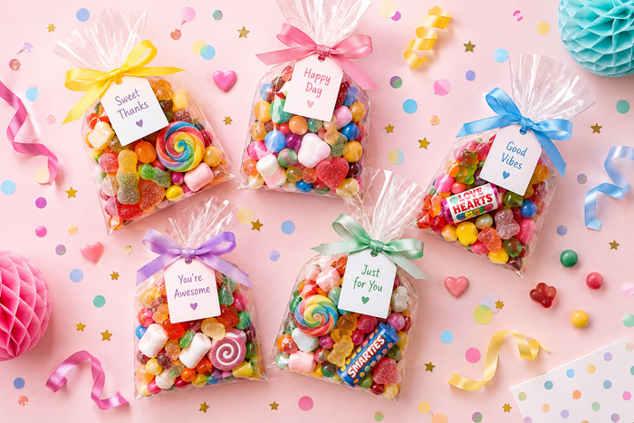Sachets de bonbons pour invités : idées, quantités et conseils de préparation