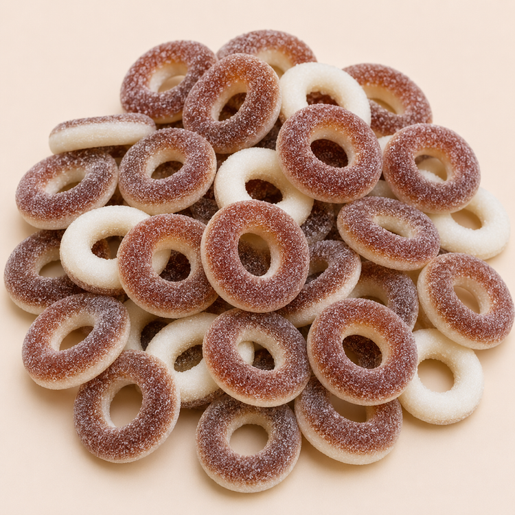 Anneaux sucrés cola