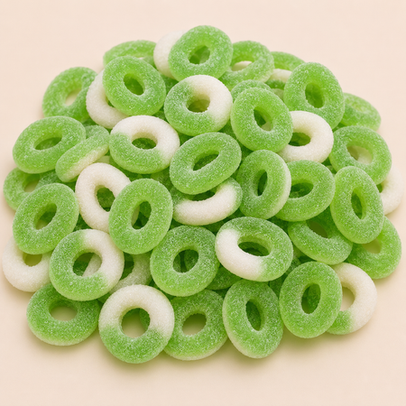 Anneaux sucrés pomme