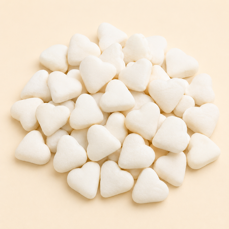 Coeurs Blancs sucrés