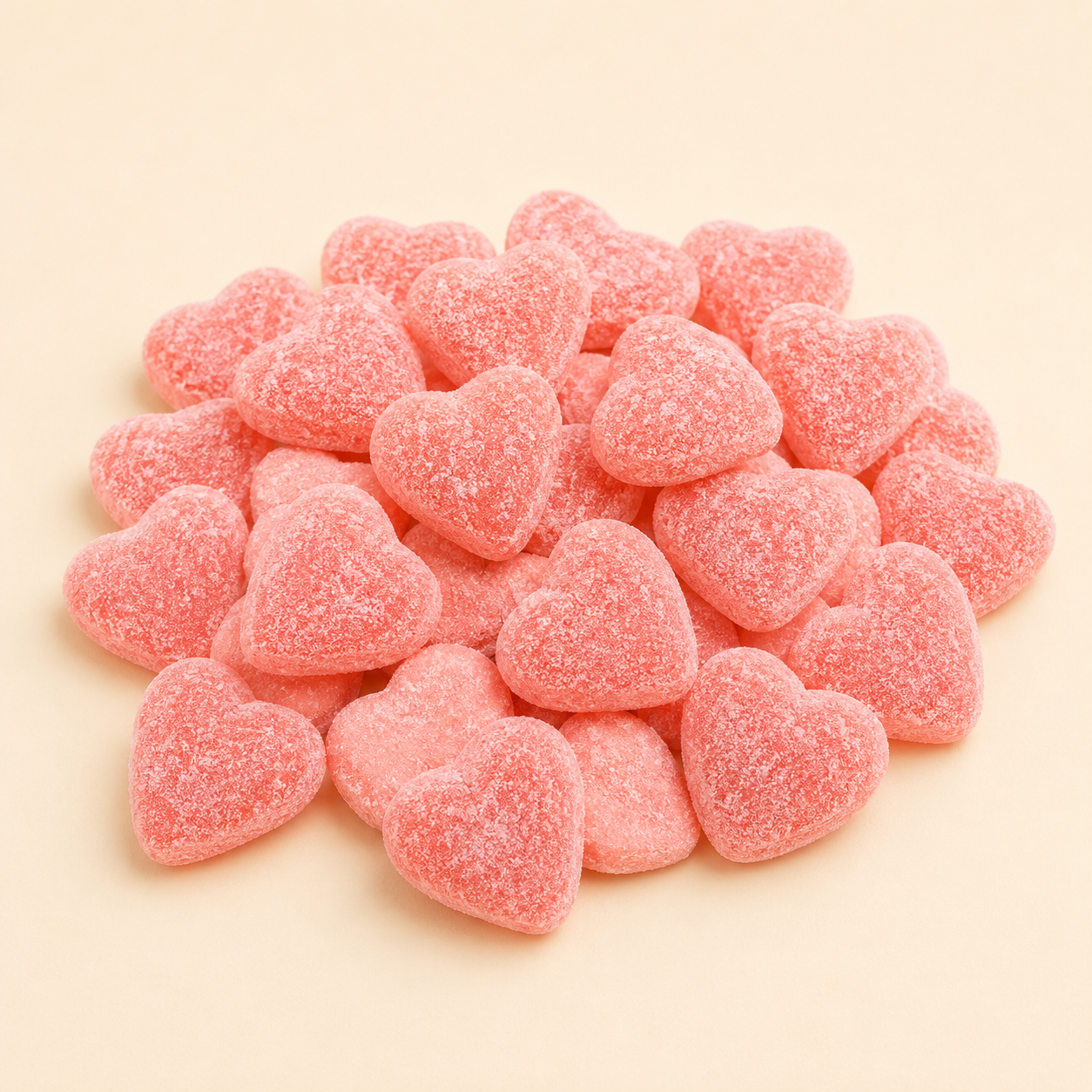 Coeurs Rose sucrés