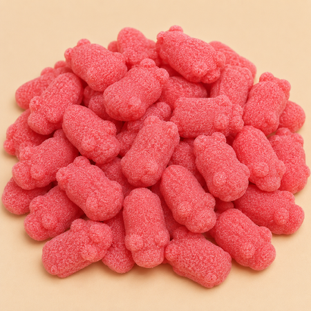 Fraise fouettée rouge sucrée