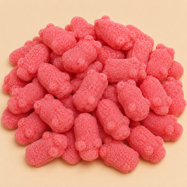 Fraise fouettée rouge sucrée