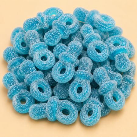Tétines bleues à la Framboise sucrés