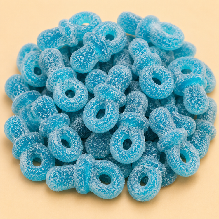 Tétines bleues à la Framboise sucrés