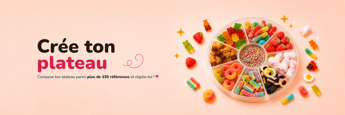 Créer mon plateau de bonbons Confiz Land